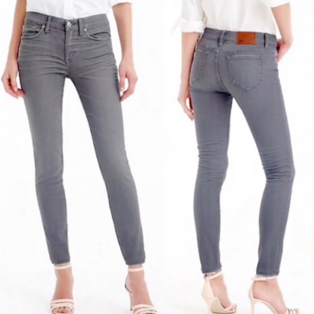 J. Crew Trademark Gray Toothpick Skinny Jeans